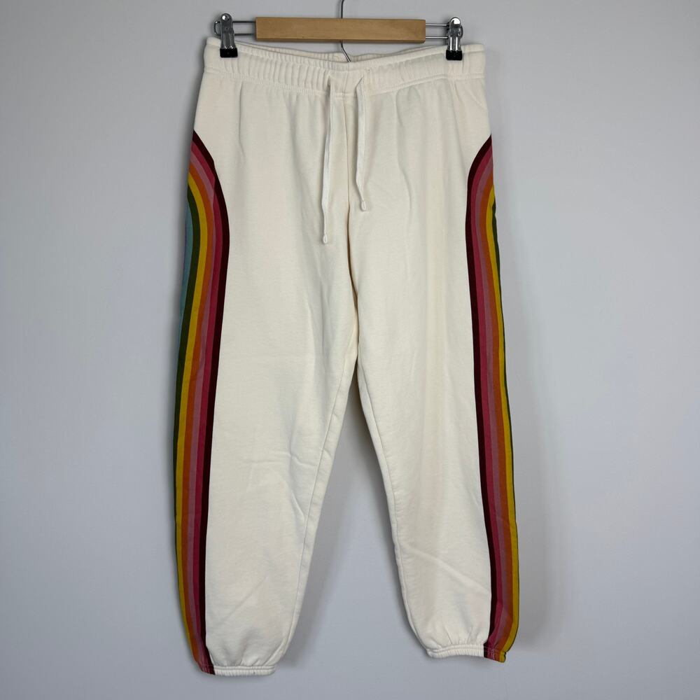 Marine Layer Women's Cloud Nine Cotton Blend Fleece Joggers Size Medium